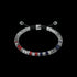 Bracelet - EV - Silver - Red & Blue